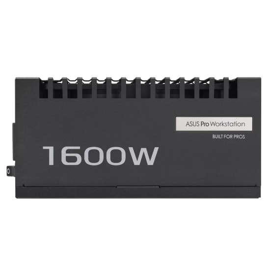 ASUS Pro WS 1600P ATX 3.1 PCIe 5.1 1600W Platinum PSU - Çift Ekran Kartı Desteği, AI İşlerine Uygun, Çift Rulmanlı Fan
