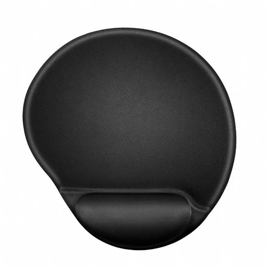 Inca IMPS-009 Bilek Destekli Silikon Mouse Pad - 250x220x3mm, Kaydırmaz Taban, Ergonomik Tasarım, Siyah Yüzey