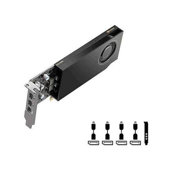 Dell Quadro RTX A1000 8GB Profesyonel Grafik Kartı - 8 GB GDDR6, PCIe 4.0x8, 128 Bit, 4x mDP 1.4a, Çeviricili, 50W