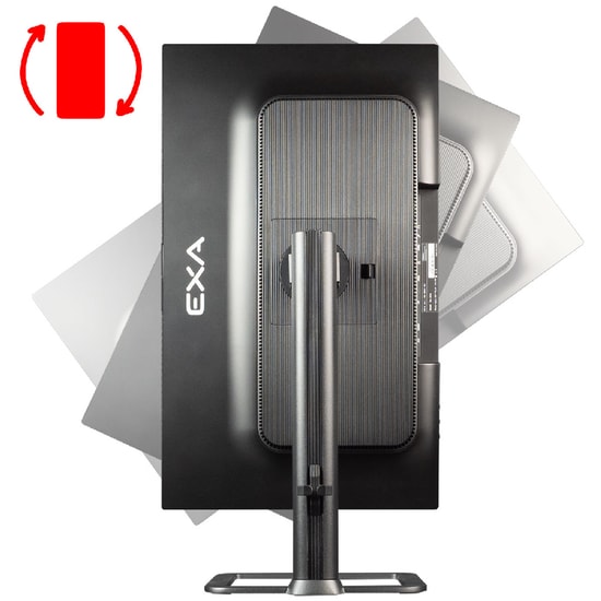 EXA AIO X27S PRO Intel i7-14700 Siyah AIO Bilgisayar - 16GB DDR5 RAM, 512GB SSD, 27" Pivot Ekran, Wi-Fi 6, 3MP Webcam
