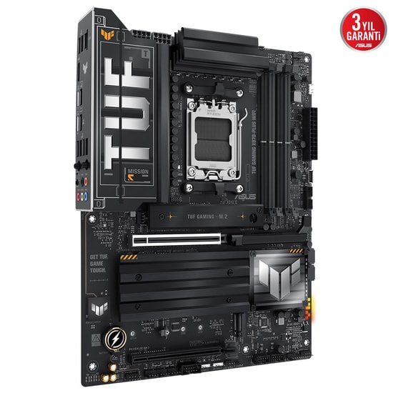 ASUS TUF GAMING X870-PRO WIFI7 W NEO AMD X870 Anakart - AM5, DDR5 9600 MHz, 4xM.2, USB4, WiFi 7, 5Gb LAN, ATX