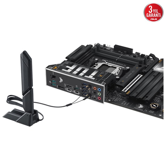 ASUS TUF GAMING X870-PRO WIFI7 W NEO AMD X870 Anakart - AM5, DDR5 9600 MHz, 4xM.2, USB4, WiFi 7, 5Gb LAN, ATX
