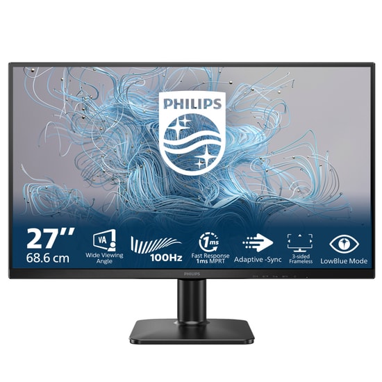 Philips 27E2N1100L/01 27" 100Hz 1ms Full HD VA Monitör - HDMI, VGA, Adaptive Sync, Flicker Free, Düşük Mavi Işık