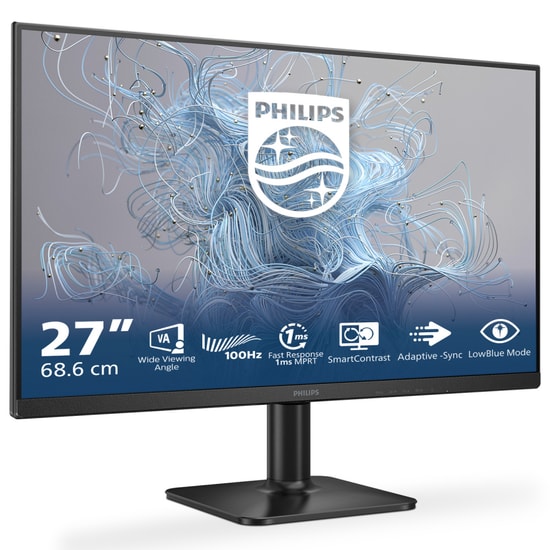 Philips 27E2N1100L/01 27" 100Hz 1ms Full HD VA Monitör - HDMI, VGA, Adaptive Sync, Flicker Free, Düşük Mavi Işık