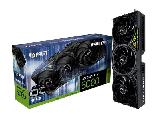 Palit GeForce RTX 5080 GamingPro OC V1 16 GB GDDR7 Ekran Kartı - 2700MHz, 256Bit, DLSS 4, HDMI DP (NE75080S19T2-GB2031Y)