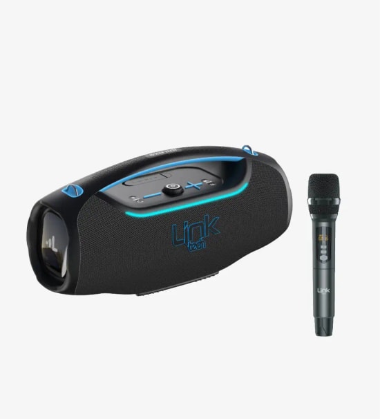 Linktech M426 Premium 450W Ekstra Bas RGB Siyah Bluetooth Hoparlör - Mikrofonlu, TWS, USB, TF Kart AUX, BT 5.4, LPS-M426