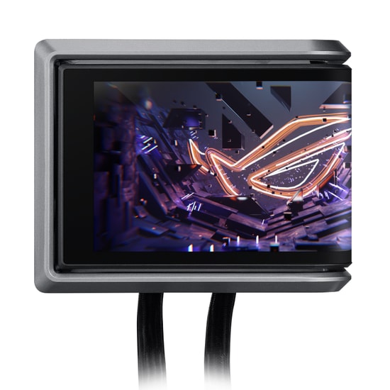 ASUS ROG Ryuo IV 360 ARGB Siyah Sıvı CPU Soğutucu (90RC01N1-B0EAY0) - 6.67" AMOLED Ekran, 3x120mm ARGB Fan, Asetek Gen8