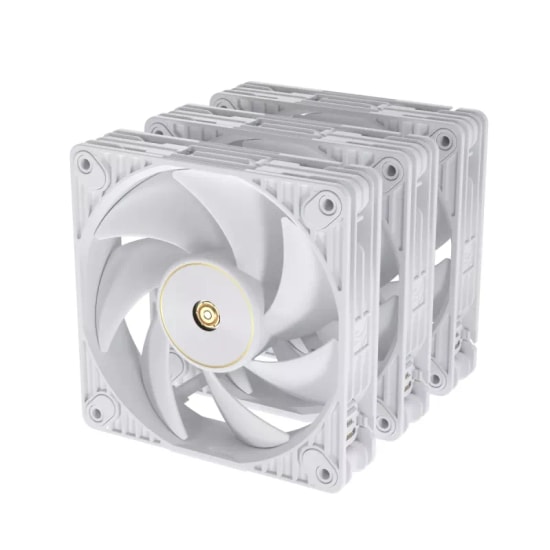 ASUS ProArt PF120 Beyaz Üçlü Kasa Fanı (90DA00M3-B09020) - 3x120mm, PWM, 3000RPM, Yüksek Hava Akışı, Sıvı Soğutma Uyumlu