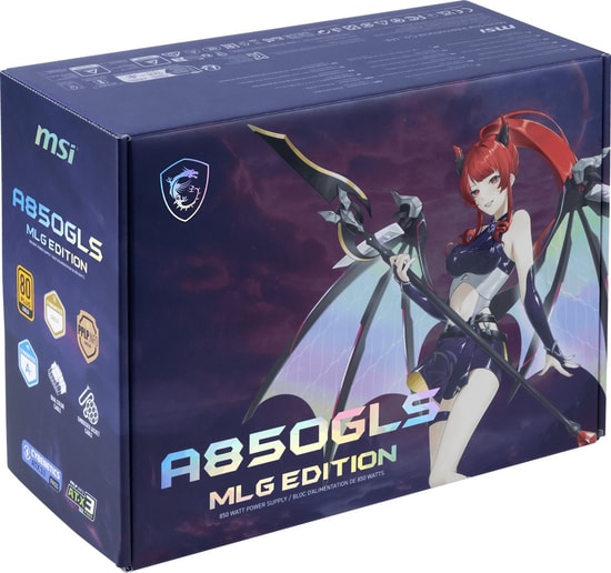 MSI MAG A850GLS MLG EDITION 850W Güç Kaynağı - 80+ Gold, Full Modüler, ATX 3.1, PCIe 5.1, 12V-2x6, Güçlü PSU