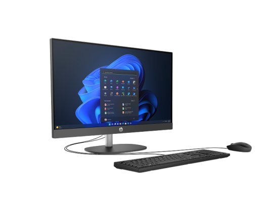 HP ProOne 240 G10 (CV3W7ES) Intel U5-125U 23.8" Full HD AIO PC - 32GB DDR5 RAM, 512GB SSD, FreeDOS, Intel UHD Grafik 