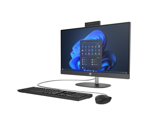 HP ProOne 240 G10 (CV3W7ES) Intel U5-125U 23.8" Full HD AIO PC - 32GB DDR5 RAM, 512GB SSD, FreeDOS, Intel UHD Grafik 