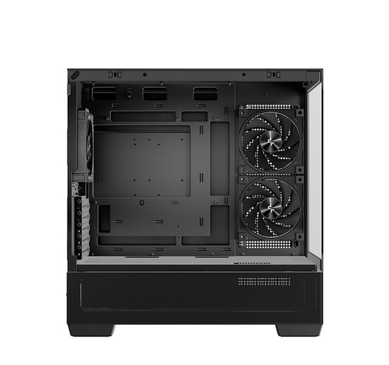 DeepCool CG380-3F Siyah Micro-ATX Oyuncu Kasası - 3x ARGB Fan, Mesh Panel, Temperli Cam, USB 3.0, Type-C