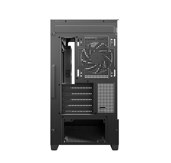 DeepCool CG380-3F Siyah Micro-ATX Oyuncu Kasası - 3x ARGB Fan, Mesh Panel, Temperli Cam, USB 3.0, Type-C