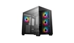 DeepCool CG530-4F Siyah Mid-Tower ATX Oyuncu Kasa - 4x ARGB Fan, Temperli Cam, 360mm Radyatör Desteği, Geniş İç Hacim