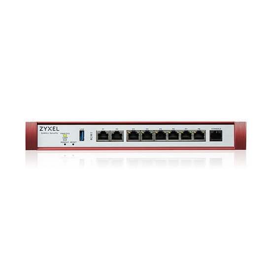 ZYXEL ZyWALL USG FLEX 200H 1 Yıl Lisanslı Firewall UTM Bundle - 6500Mbps Firewall, 6x 1GbE, 2x 2.5GbE Port, USB, Fansız