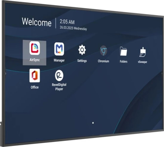 ViewSonic CDE7514-2C 75" 4K UHD Kurumsal Ekran - 500 Nit 7/24, ProAV Entegrasyonu, Android 14