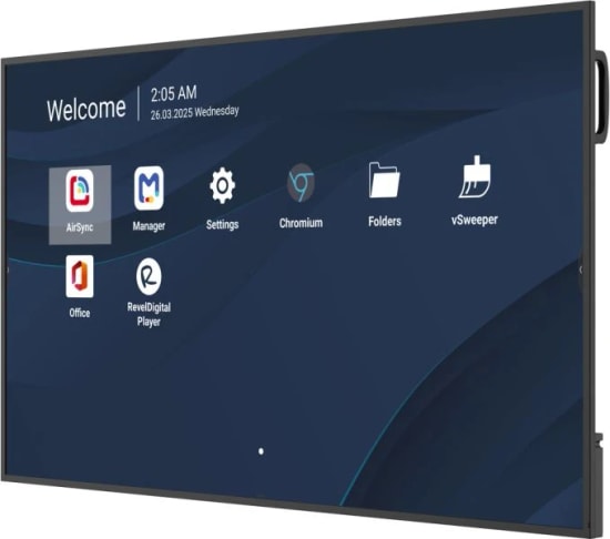 ViewSonic CDE6514-2C 65" 4K UHD Kurumsal Ekran - 500 Nit, 7/24, Android 14, ProAV Entegrasyonu, USB Medya