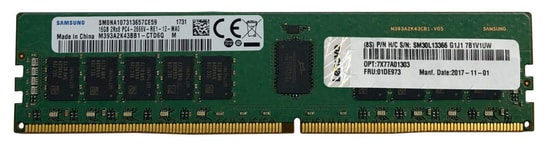 Lenovo ThinkSystem 32GB TruDDR4 3200MHz RDIMM RAM (4X77A08633) - ECC Sunucu Belleği, 1.2 V, 2Rx4, Tek Modül