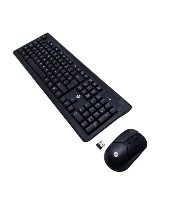 Dexim DKM006 KMSW-310 Kablosuz Klavye Mouse Seti - 2.4 GHz Tek USB Alıcı, Q Klavye, 1600 dpi, 4D Mouse Buton