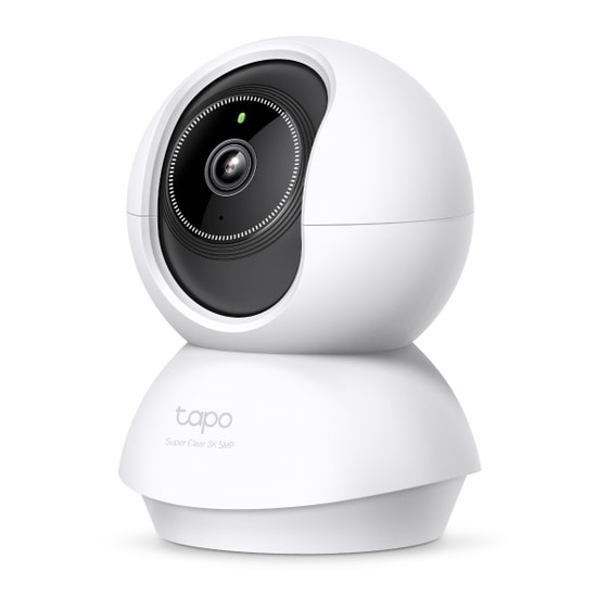 TP-Link Tapo C230 5MP 3K 2880P Pan/Tilt 360 Dönebilen, 12 Metre Gece Görüşlü Sesli Wi-Fi Akıllı Ev Güvenlik Kamerası