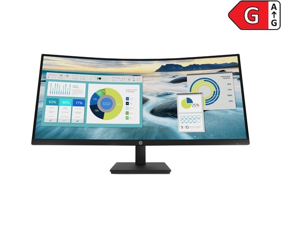 HP P34hc G4 34" WQHD VA Kavisli Monitör (21Y56AA) - 3440x1440, 5ms, 100Hz, Type-C 65W PD, HDMI, DP, Yükseklik Ayarlı