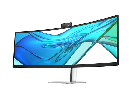 HP Series 5 Pro 549pm 49" DQHD VA Kavisli Konferans Monitörü (B7GV8AA) - 5120x1440, 165 Hz, 5MP Kamera, 4000:1 Kontrast