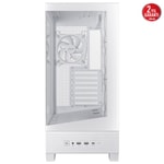 ASUS A31 PLUS Beyaz mATX Kasa (90DC00R3-B19000) - Gizli Konnektör, 360mm Radyatör, 380mm GPU Uyumlu, 4x ARGB Fan
