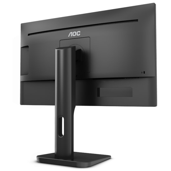 AOC 24P1 23.8" Full HD Pivot Siyah IPS Monitör - 1920x1080, 60Hz, 5ms, HDMI/DP/DVI/VGA, USB 3.2, 4W Hoparlör, VESA