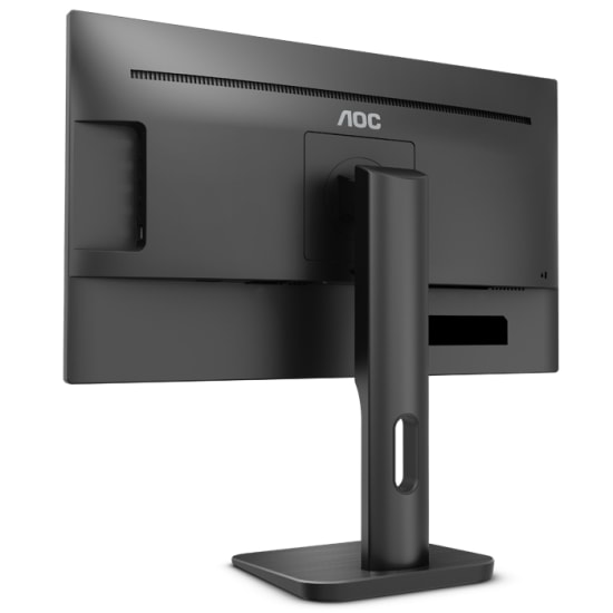 AOC 24P1 23.8" Full HD Pivot Siyah IPS Monitör - 1920x1080, 60Hz, 5ms, HDMI/DP/DVI/VGA, USB 3.2, 4W Hoparlör, VESA