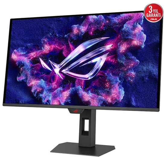 ASUS ROG Strix XG27AQDPG 27" QD-OLED Oyuncu Monitör - 2560x1440, 500Hz, 0.03ms, 10bit Renk, Pivot, HDR500, G-Sync