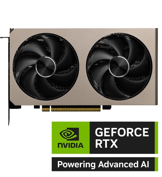 MSI GeForce RTX 5060 Ti Inspire 2X OC 16GB GDDR7 Ekran Kartı - 2632 MHz, 128 Bit, PCIe 5.0, DX12, 3xDP, HDMI, DLSS 4