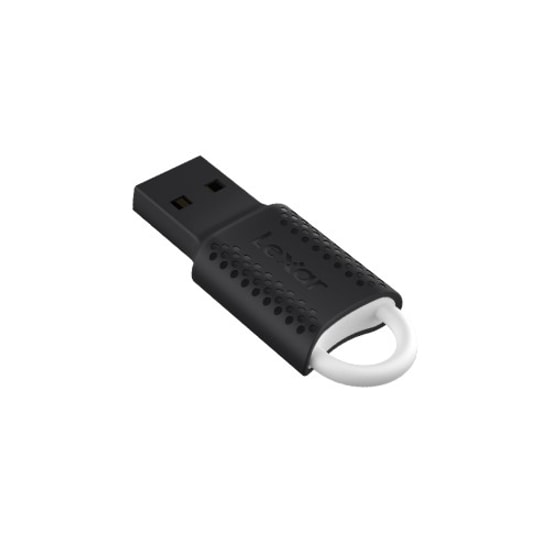 Lexar JumpDrive V40 64GB USB 2.0 Flash Bellek (LJDV40-64GAB) - NAND, Taşınabilir, Tak Çalıştır, Siyah Anahtarlık