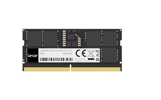 Lexar 16GB DDR5 5600MHz SO-DIMM RAM Bellek (LD5S16G56C46ST-BGS) - CL46, 1.1V, 262 Pin, Blister Package, Laptop Belleği