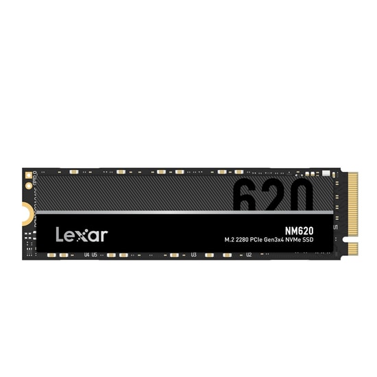 Lexar NM620 512GB PCIe Gen3x4 NVMe M.2 SSD (LNM620X512G-RNNNG) - 3500MB/s Okuma, 2400MB/s Yazma, 3D NAND, M.2 2280