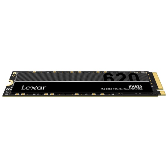 Lexar NM620 512GB PCIe Gen3x4 NVMe M.2 SSD (LNM620X512G-RNNNG) - 3500MB/s Okuma, 2400MB/s Yazma, 3D NAND, M.2 2280