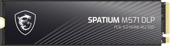 MSI Spatium M571 DLP 2TB PCIe 5.0 NVMe M.2 2280 SSD - 14500/11000MB/s Okuma/Yazma, PCIe Gen5x4, Phison E28 Kontrolcü