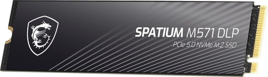 MSI Spatium M571 DLP 2TB PCIe 5.0 NVMe M.2 2280 SSD - 14500/11000MB/s Okuma/Yazma, PCIe Gen5x4, Phison E28 Kontrolcü