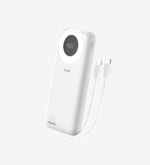 LinkTech LPB-P221 Strong 10000mAh 22.5W Beyaz Powerbank - 2 USB Çıkış, Lightning, Hızlı Şarj, Type-C, Kompakt Tasarım