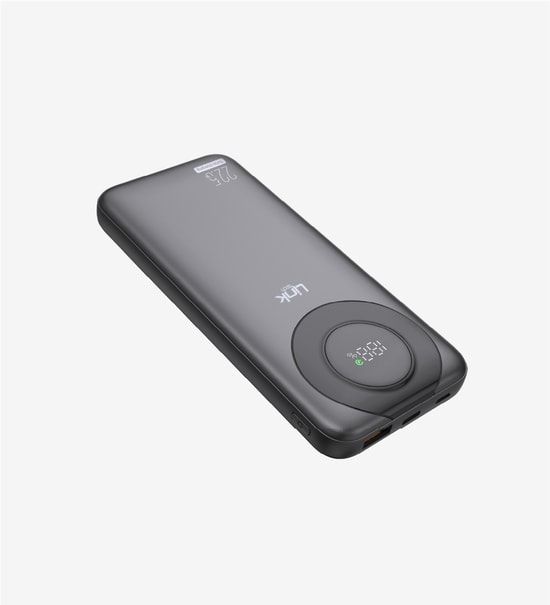 LinkTech LPB-P221 Strong 10000mAh 22.5W Siyah Powerbank - 2 USB Çıkış, Lightning, Hızlı Şarj, Type-C, Kompakt Tasarım
