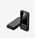 LinkTech LPB-EF95 Strong 22.5W 18000mAh Siyah Powerbank - Çevre Dostu, 5V/3A Hızlı Şarj, Akıllı LED Ekran, USB-C, USB-A