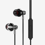 LinkTech H28 Manyetik Kulak İçi Mikrofonlu Kablolu Siyah Kulaklık (LHF-H28) - HD Ses, 3.5mm Jak Giriş, Gürültü Engelleme