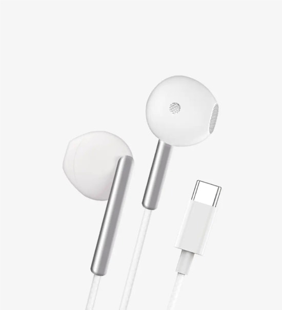 LinkTech H46 Siyah Kulak İçi Tip-C Kablolu Mikrofonlu Kulaklık (LHF-H46) - HD Hi-Fi Ses, Gürültü Engelleme, 120cm kablo