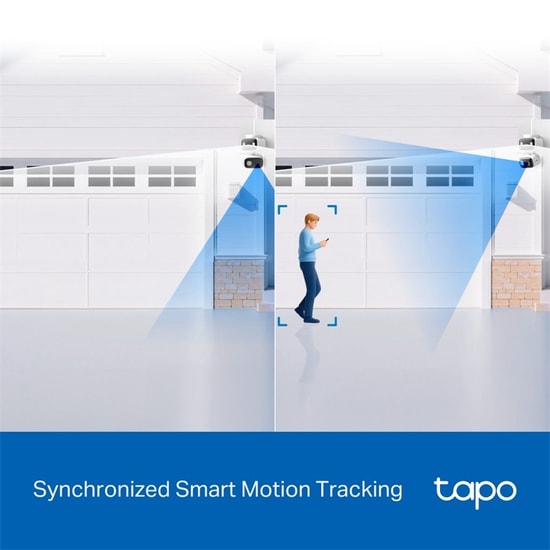 TP-Link Tapo C246D 2K 3MP Çift Lensli Speed Dom Kamera - 2.8mm Lens, 6mm Telefoto, 3DNR, WiFi, 12m IR, Çift Yönlü Ses