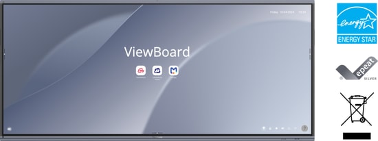 ViewSonic IFP105UW 105" ViewBoard 5K 21:9 İnteraktif Ekran - 6.5ms, 60Hz, 400nits, Dokunmatik, 8 Mikrofon, 2 USB-C