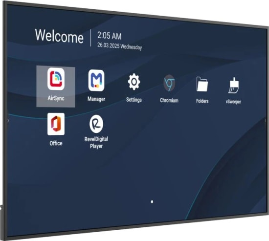 ViewSonic CDE8614-2C 86" 4K UHD Kurumsal Ekran - 500 Nit 7/24 Çalışma, USB Medya Oynatma, ProAV Entegrasyonu, Android 14