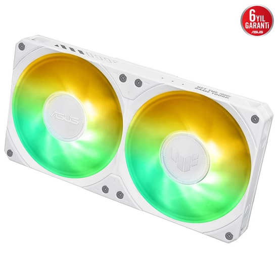 ASUS TUF Gaming LC III 240 ARGB Beyaz Sıvı Soğutucu (90RC01J2-B0EAY0) - 2x120mm Fan, Aura Sync, 6 Yıl Garanti