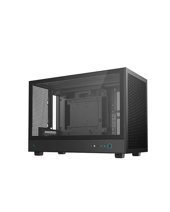 DeepCool CH260 Siyah Mid-Tower Micro-ATX Oyuncu Kasa - Full Mesh, 360mm Radyatör Desteği, Arka Panel Kablo Yönetimi