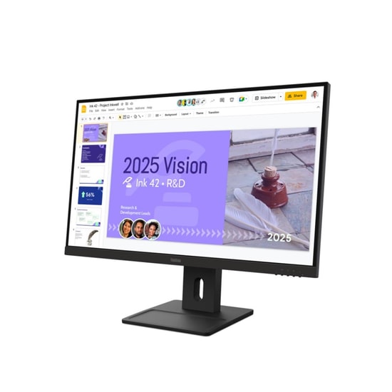 Lenovo ThinkVision E27Q-40 27" QHD IPS 100Hz Monitör (64BDGAT4TK) - 2K, 4ms, 350cd, HDMI 2.1, DP 1.2, Pivot, 4W Hoparlör