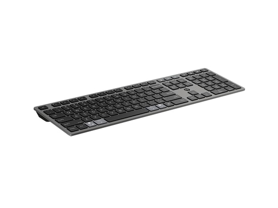 HP 725 Çoklu Cihaz Şarj Edilebilir Kablosuz Klavye (9T5B2AA) - Ultra Hızlı USB-C Şarj, Süperkapasitör, BT, 2.4GHz Alıcı