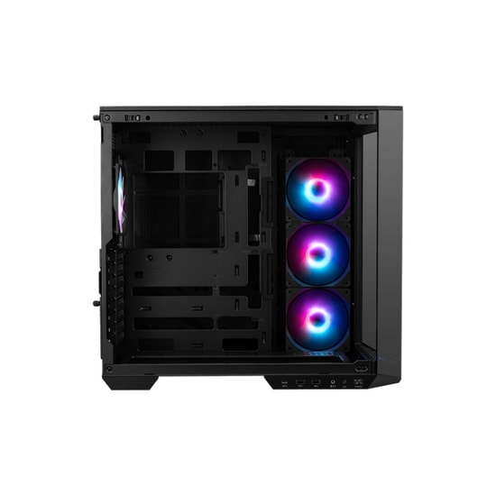 MSI MAG PANO 100R PZ Siyah ATX Oyuncu Kasası - 4x120mm ARGB Fan, Temperli Cam, 270 Panorama, USB 3.2, Hava Akışı